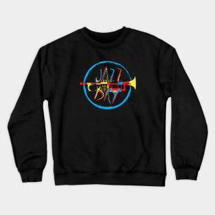 Colorful Jazz Day Crewneck Sweatshirt